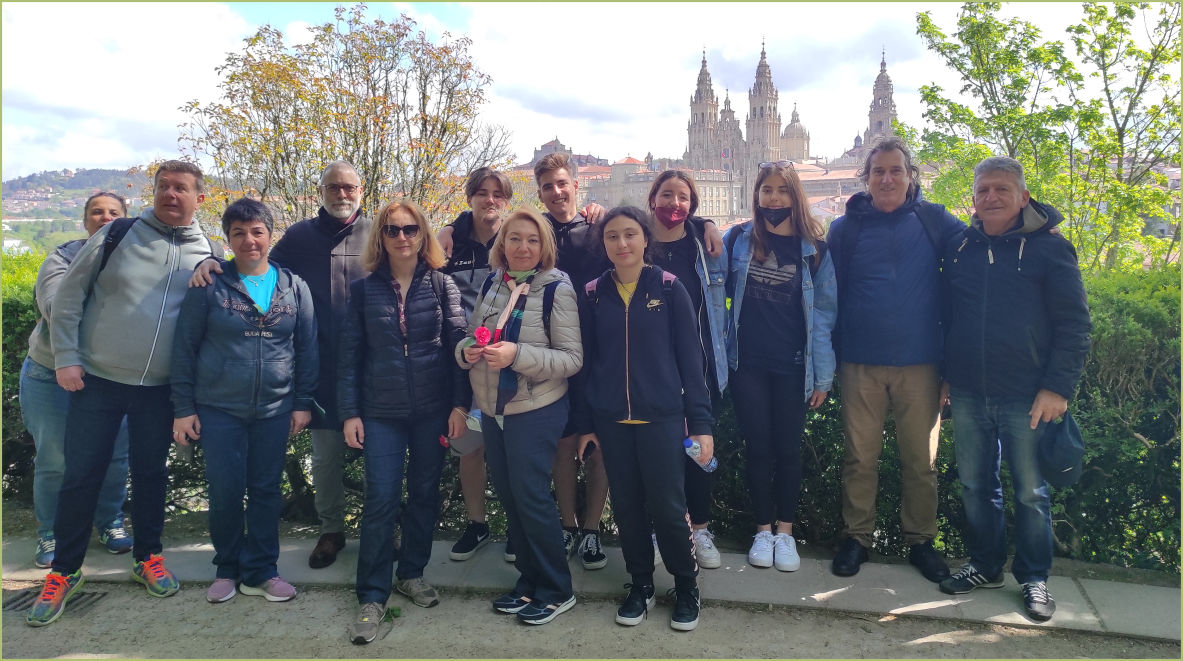 Learning, teaching and training activities. Galicia, May 2022. Visit to Santiago de Compostela